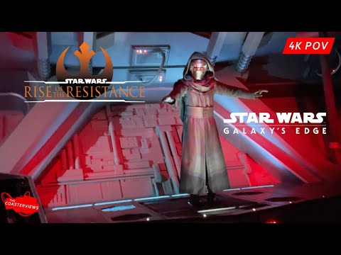 Rise of the Resistance 4K Complete Experience POV Star Wars Galaxy's Edge Disneyland