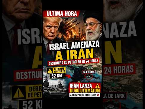 IRÁN LANZA ULTIMÁTUM A TRUMP ⚠️ Israel amenaza destruir su petróleo en 24 HORAS
