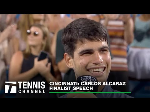 INTERVIEW: C. Alcaraz; Cincinnati Champion Speech