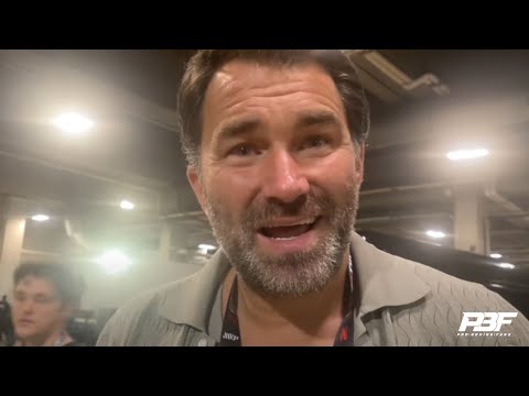 “I LOST MY S***” – EDDIE HEARN REACTS TO MIKE TYSON LOSS TO JAKE PAUL, KATIE TAYLOR BEATING SERRANO