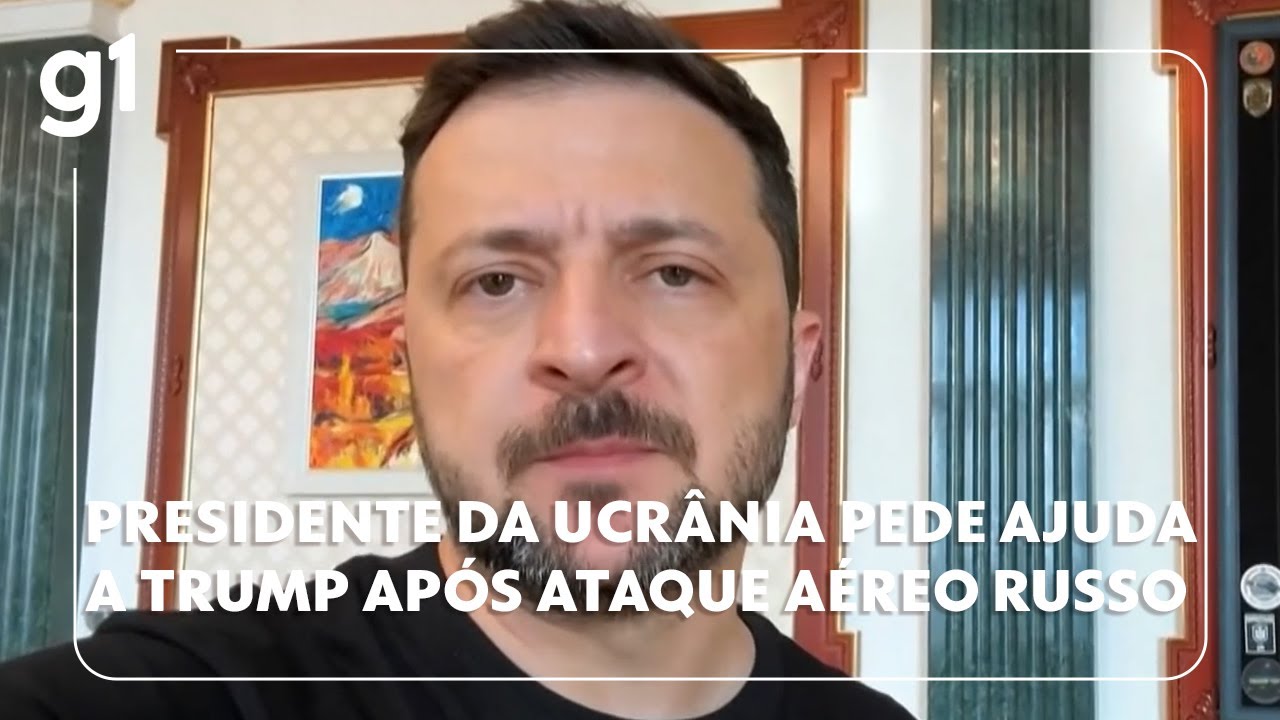 Presidente da Ucrânia pede ajuda a Trump após o maior ataque aéreo da Rússia contra o país rival