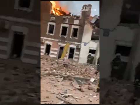 Russia strikes Kharkiv with two ballistic missiles