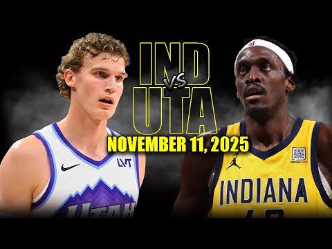 Indiana Pacers vs Utah Jazz Full Game Highlights - November 11, 2025 | NBA Season