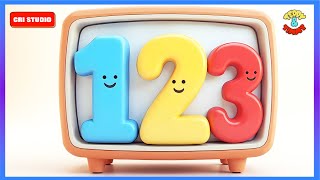 One Two Three | 123 Numbers | Number Names | 1 To 10 | Counting | Count Video for kids | Preschool