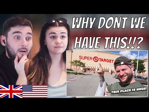 British Couple Reacts to British Guy Visiting TARGET for the First Time