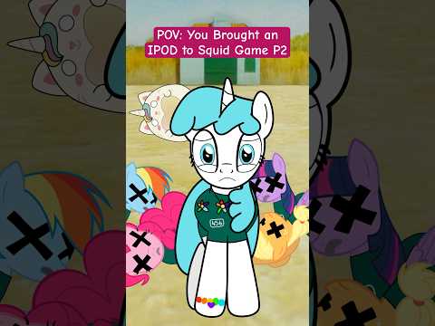MLP You Brought the IPOD to Squis Game P2 #2danimation #mlp #sigmaboy #squidgame