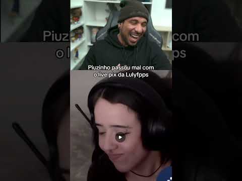 Olha a reação do Piuzinho kkkkkk #luly #humor #twitch