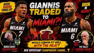 🚨 GIANNIS ANTETOKOUNMPO TO THE MIAMI HEAT !!!🚨 #nba #podcast #lebronjames #miami #sports #news #fyp 