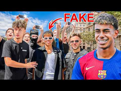 Lamine Yamal Falso Entra a la Tienda del Barça!