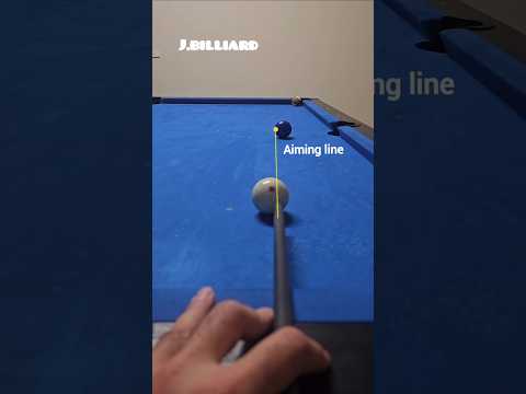 Mastering Thin Cut Shots in Pool #8ballball #trickshots