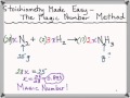 Magic Number Method in Stoichiometry