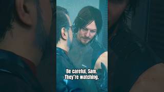 Deadman still cornering Sam in the shower #deathstranding