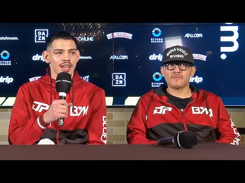 Diego Pacheco READY for Berlanga & top of division after Nelson win at Post Fight Press Conference