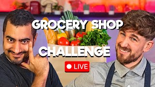 Our first-ever Grocery Shop Challenge – LIVE! 🛒🔥