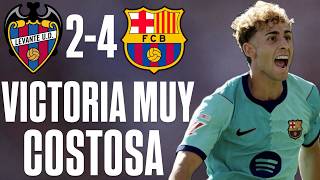 BARCELONA 4-2 LEVANTE || VICTORIA DE MUCHO VALOR EN UN ESCENARIO MUY JODIDO.
