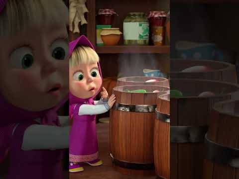 متعة الطبخ مع الطباخ الدب 🍜 mashabeararabic #shorts #arabic #mashaandthebear