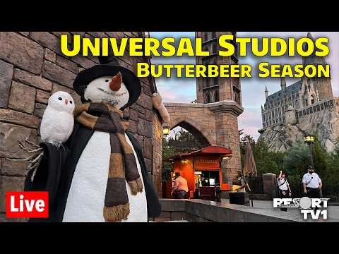🔴Live: Magical Monday at Universal Studios - Butterbeer Season - Universal Live Stream - 3-2-26