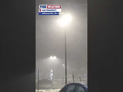 Light To Moderate Snow Band Reduces Visibility Across Parts Of Virginia
