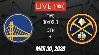 NBA LIVE! Denver Nuggets vs Golden State Warriors March 30, 2026 Full Gameplay 2K26 Regular Season