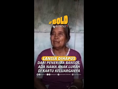 LANSIA DIHAPUS DARI PENERIMA BANSOS, ADA NAMA ANAK LURAH DI KARTU KELUARGANYA #short