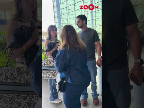 Sussanne Khan & Arslan Goni Spotted at the Airport! | #shorts #sussanekhan #arslangoni