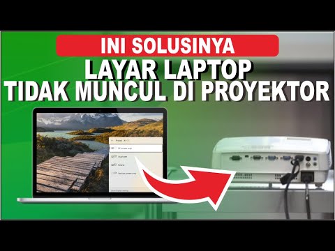 Cara Mengatasi Layar Laptop Tidak Tampil Di LCD Proyktor | Layar Laptop Tidak Muncul Di Proyektor