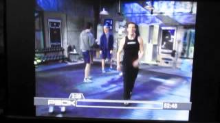 Shaun T music w/ a P90X workout!  Whatever works!