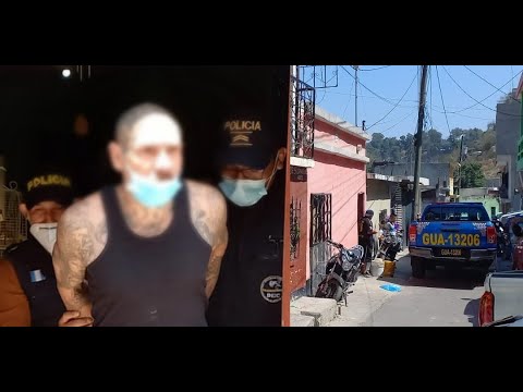 Estas fueron la palabras de presunto jefe de la Mara 18 al momento de su detención