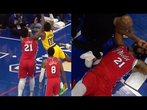 Joel Embiid Gets Sinus Fracture After Blow to Face  - Doctor Explains