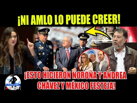 CERRADON DE OC1C0‼️NOROÑA Y ANDREA CHÁVEZ  HUM1LLAN A PANIAGUADOS ¡NI EL PRESIDENTE LO PUEDE CREER!