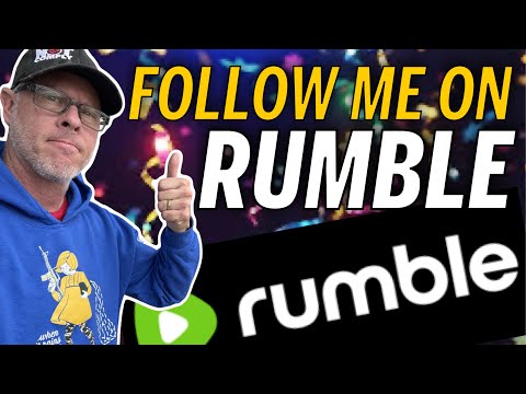 I’m on Rumble and will be uploading all new videos to Rumble as well as YouTube