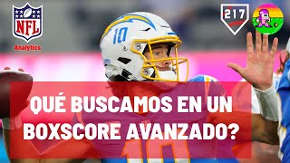 NFL Analytics 22x01: ¿Qué buscamos en un box score avanzado? | UnMalKicker | 217 | MONEYBALL 2.0