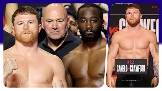 PESAJE CANELO ALVAREZ VS TERENCE CRAWFORD SE ESPERA UNA GRAN PELEA "SOY FAN DE CANELO"