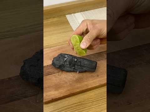 Usa limón con carbón y deja de malgastar dinero.#limpieza #cocina #dicas #trucos #tips