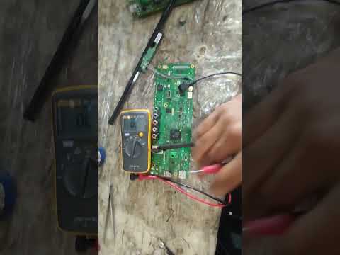 sony 40 inch motherboard 4 time blinking issue solution #repair #repairing #sonytv #motherboard