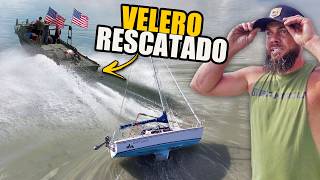 ¿Cómo sacas un velero del agua? Así…