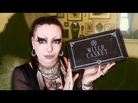 SOMETHING NEW! Witch Casket "Green Witch" Unboxing! | Toxic Tears
