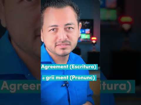 ¿Cómo se pronuncia "agreement" en inglés? #ingles #pronunciación #acuerdo #teacher #inglesfacil