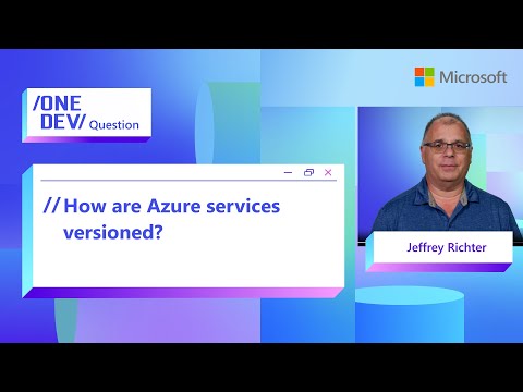 How are Azure services versioned?
