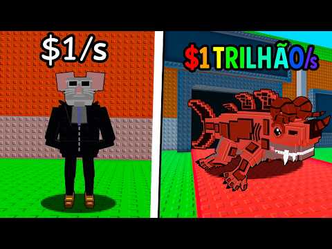 DESAFIO $0 ao 1 TRILHÃO em 1 hora no ROUBE UM BRAINROT!