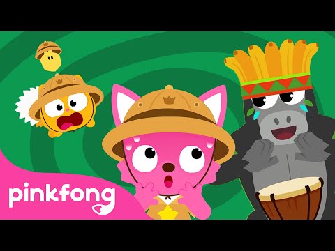 Spooky Jungle Animals | Jumbled Jungle Animal Sounds | Pinkfong Official