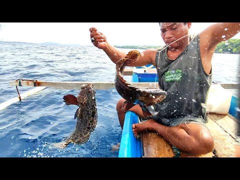 Menemukan Sarang Ikan Kerapu Ketika Beberapa kali Ganti spot Mancing.