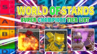 Roblox Best Ultimate World of Stands Tier List
