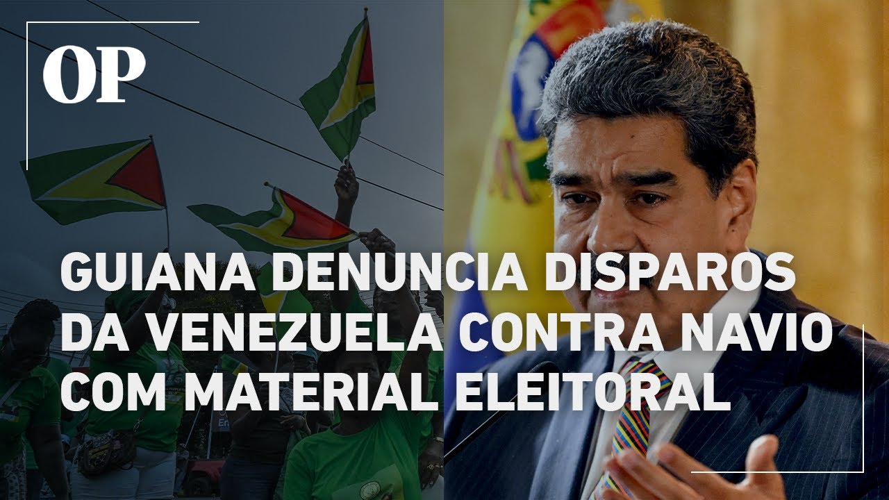 Guiana denuncia disparos da Venezuela contra embarcação que transportava material eleitoral