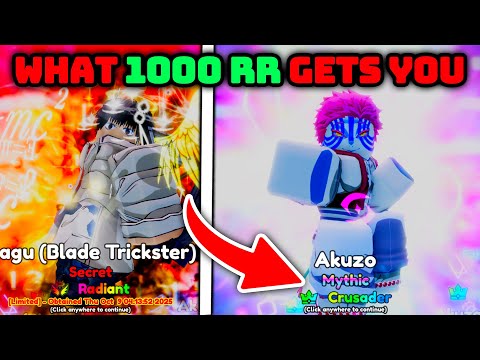 I Used 1000 TRAIT REROLLS and this HAPPENED... in Anime Crusaders (Roblox) thumbnail