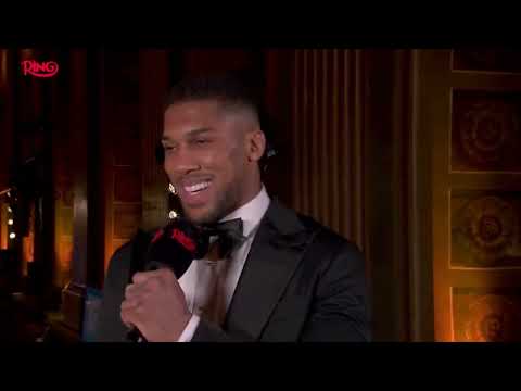 Anthony Joshua Says He Wants The Tyson Fury Fight This Year | THE RING AWARDS