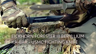 Messer Langzeittest / Welches ist besser?  Vor-und Nachteile / Eickhorn Forester III vs. Ka-Bar
