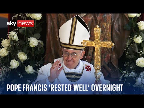 Vatican gives update on Pope Francis as he remains in hospital