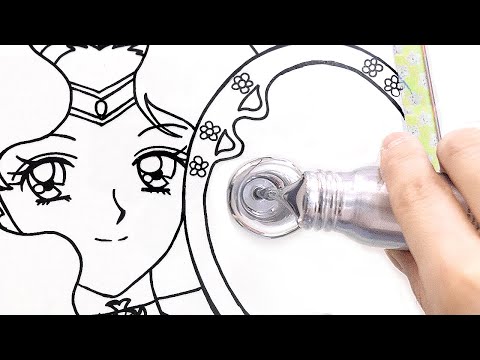 Tik Tok Art : I PAINT on GLASS with MIRROR PAINT