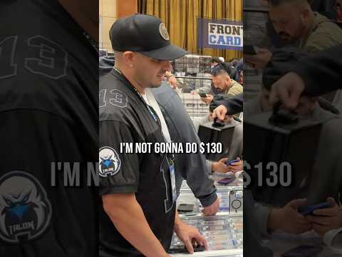 “I’M NOT DOING $130 SIR” Because I’m selling it for less 😂 #sportscards